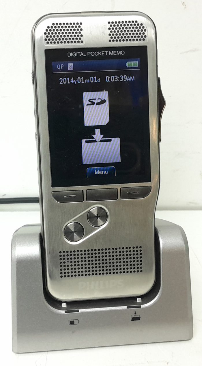 Philips Digital Pocket Memo Digital Recorder with Docking Station DPM 7200 - Image 2