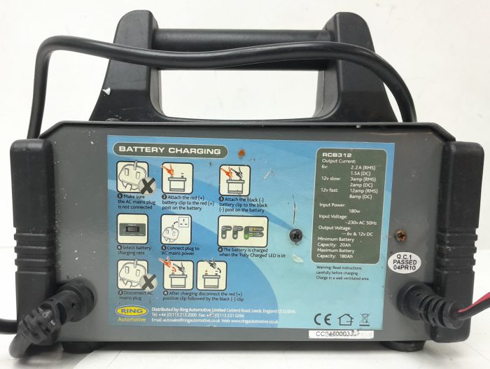 Ring Automotive Car Battery Charger RCB312 - Image 4