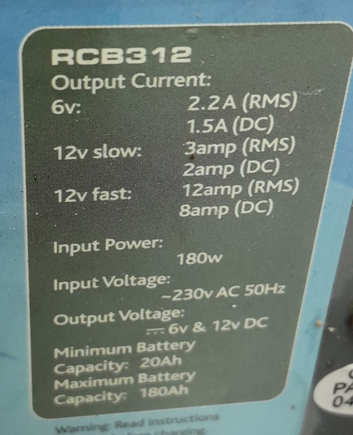 Ring Automotive Car Battery Charger RCB312 - Image 3