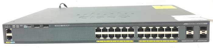 Cisco Managed Switch WS-C2960X-24TS-L With 2x Cisco GLC-SX-MM Modules - Image 2