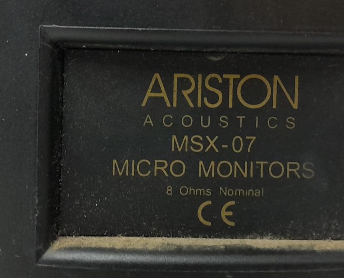 Ariston Acoustic Micro Monitors Speakers (Pair) MSX-07 - Image 3