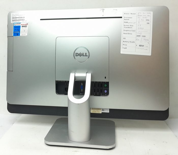 Dell All In One PC Optiplex 9010 - i5-3470S @ 2.90GHz - 8GB Ram - 23" - 120GB SSD - Windows 11 Home - Image 4
