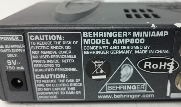 Behringer Mini Amplifier AMP800 - Image 3