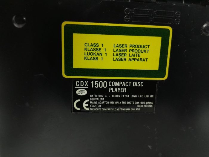 Boots Walkman Power Bass System CDX 1500 - Image 3