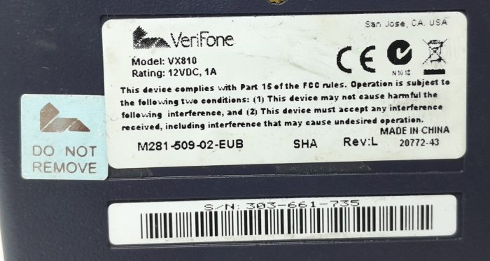 Verifone Card Reader VX810 - Image 3