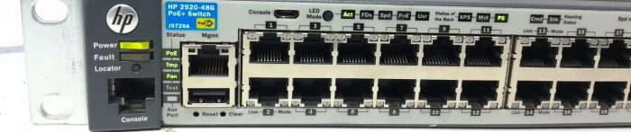 HP Gigabit Ethetnet Switch 48 Ports PoE+ 2920-48G J9729A - Image 6