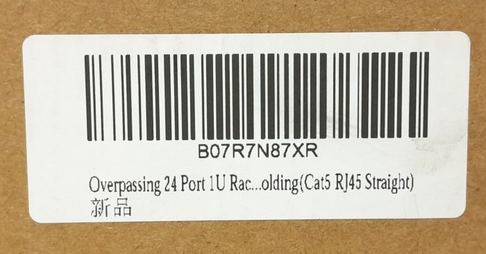 Overpassing Patch Panel 24 Port 1U Rack B07R7N87XR - New In Box - Image 3