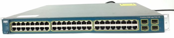 Cisco PoE 48 Network Switch WS-C3560-48PS-S - Image 2