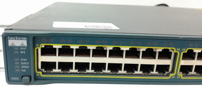 Cisco PoE 48 Network Switch WS-C3560-48PS-S - Image 7