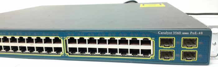 Cisco PoE 48 Network Switch WS-C3560-48PS-S - Image 6