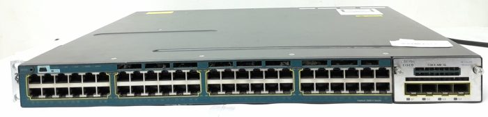 Cisco Network Switch 48 Ports WS-C3560X-48T-S V04 - Image 2