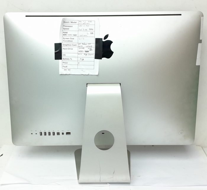 Apple iMac A1311 - Intel i3-540 Dual 3.06GHz - 4GB RAM - 21.5" - ATI Radeon HD 4670 256MB - 500GB HDD - 10.13 High Sierra(Mid 2010) - Image 4