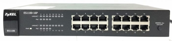 Zyxel Fast Ethernet Switch 16 Ports ES1100-16P - Image 2