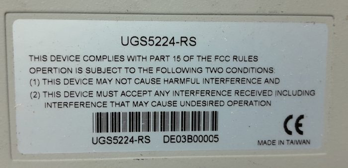 Eusso Smart Switch 24 Ports With 2x Gigabit Ports USG5224-RS - Image 3