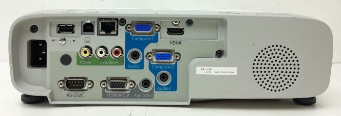 Epson HDMI VGA Projector with 2309 Lamp Hours Used EB-X39 H855B - Image 5