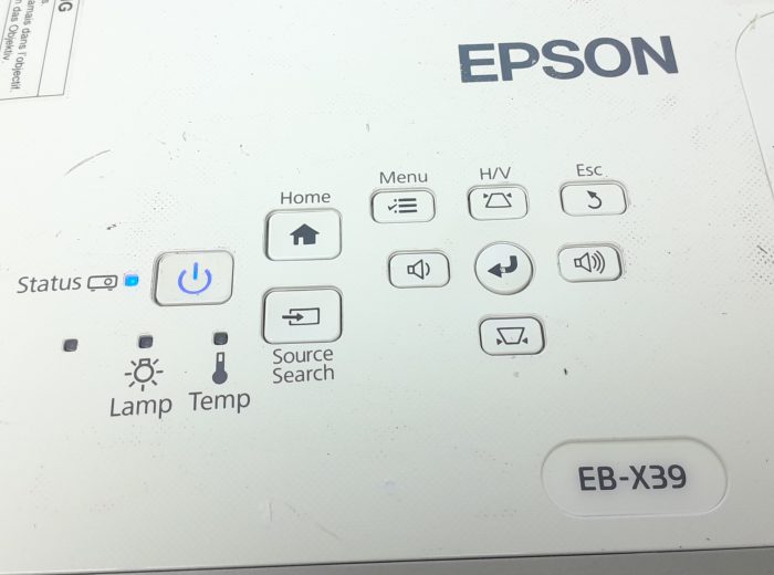 Epson HDMI VGA Projector with 3356 Lamp Hours Used EB-X39 H855B - Image 7