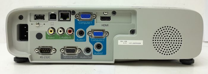 Epson HDMI VGA Projector with 3356 Lamp Hours Used EB-X39 H855B - Image 4