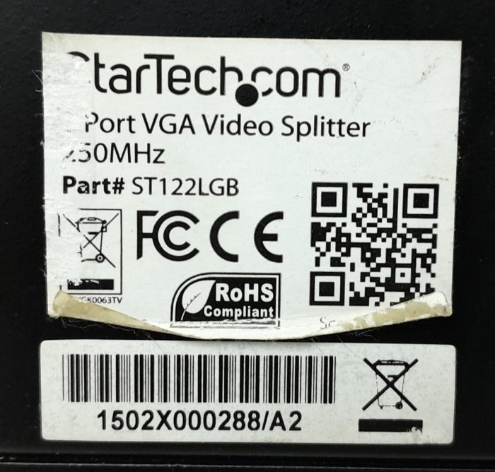 Startech .com VGA Video Splitter 2 Ports ST122LGB - Image 3