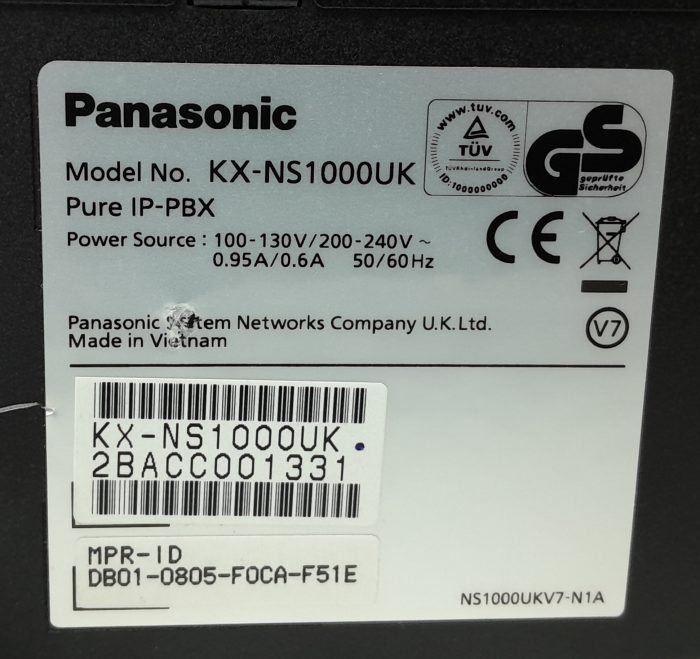 Panasonic Telephone System KX-NS1000UK - Image 3