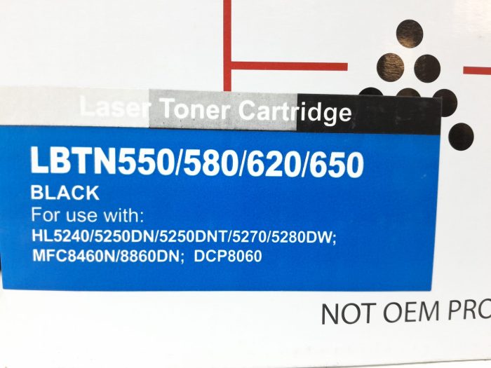 Black Laser Toner Cartridge LBTN550/580/620/650 - Image 3