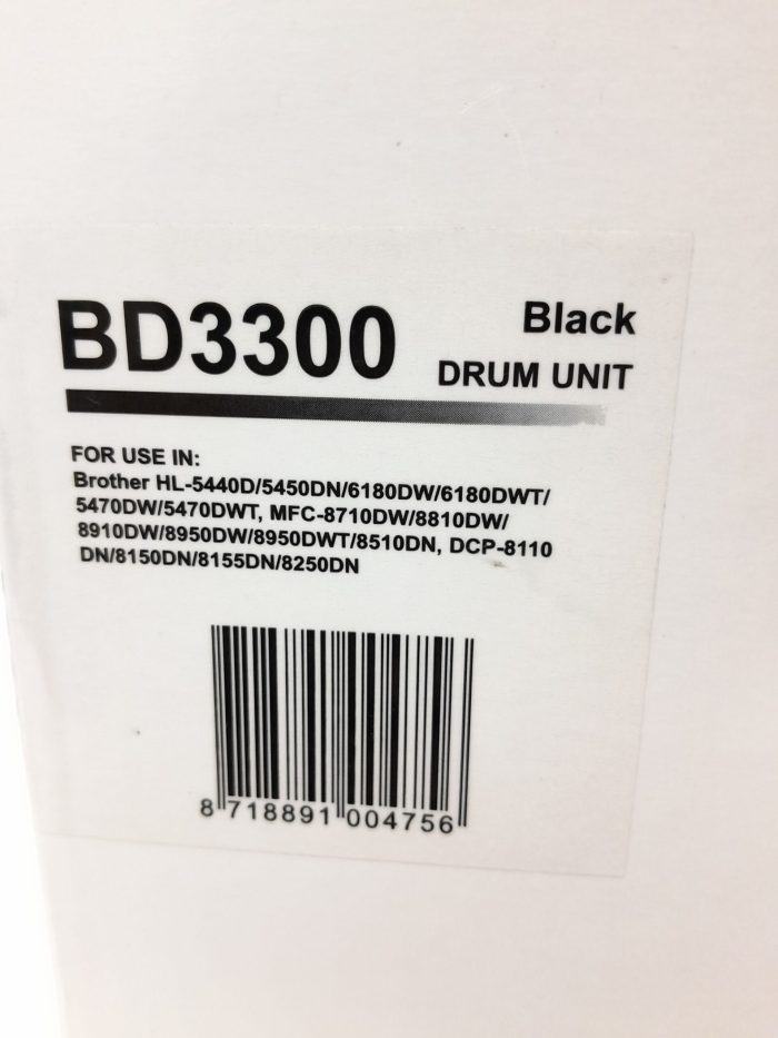 Laser Toner Cartridge Black Drum Kit BD3300 - Image 3