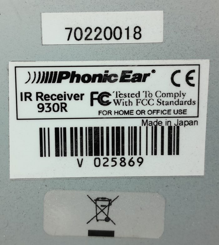 Phonic Ear Front Row Pro IR Receiver 930R - Image 3