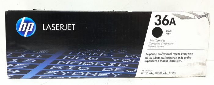 HP Black Laser Toner 36A CB436A - Image 2