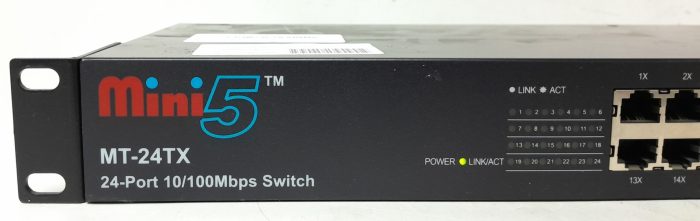 Mini5 Ethernet Switch 24 Port 10/100Mbps MT-24TX - Image 6