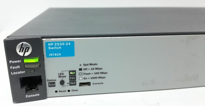 HP Ethernet Network Switch 24 Ports 2530-24 J9782A - Image 6