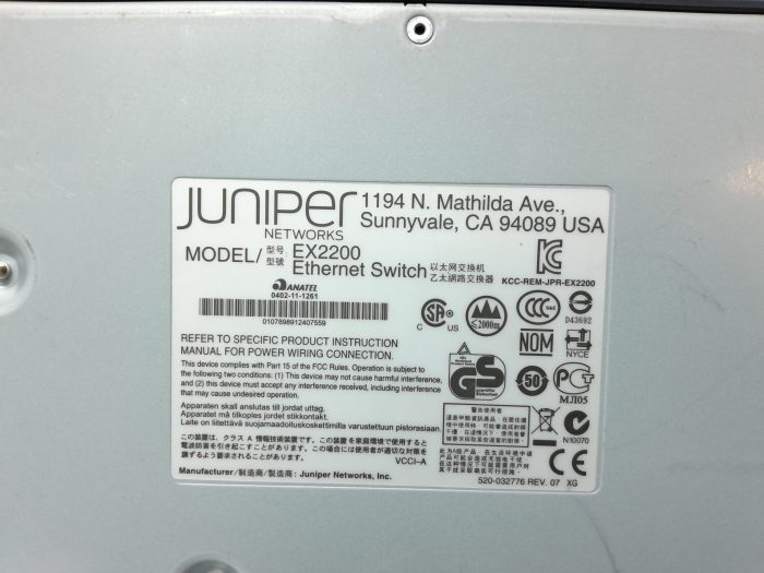 Juniper Ethernet Switch EX2200 - Image 3