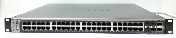 Netgear Gigabit L3 Managed Stackable Switch 48 + 4 Ports Prosafe GSM7352S V2 - Image 2