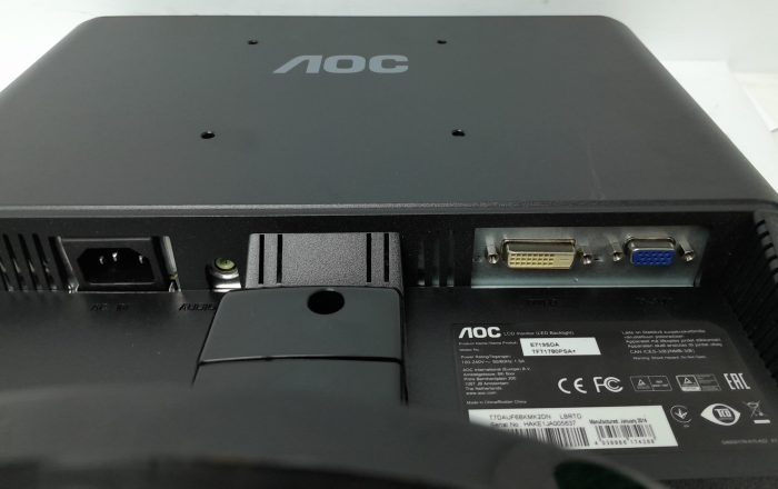AOC 17" DVI VGA Monitor TFT1780PSA+ (E719SDA) - Image 5