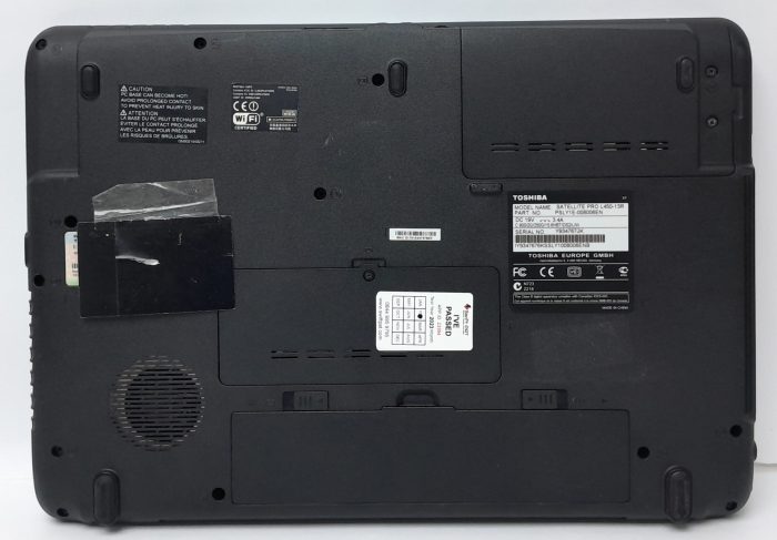 Toshiba Windows Laptop PC Satellite Pro L450 - Celeron 900 @ 2.2 - 2GB RAM - 15.6" - 250GB HDD - Windows 10 Home - Image 5