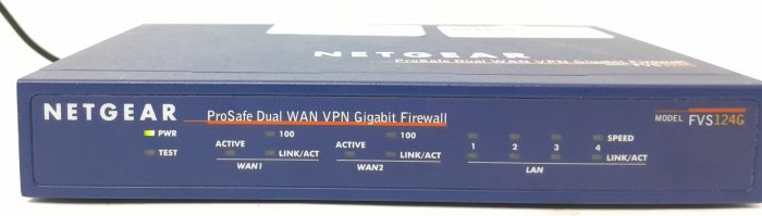 Netgear VPN Gigabit Firewall Dual WAN Prosafe FVS124G - Image 6