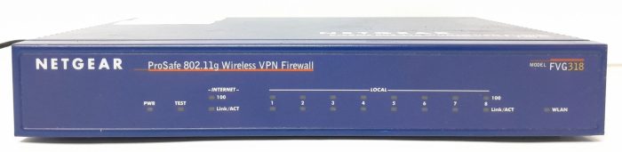 Netgear Wireless VPN Firewall 802.11g Prosafe FVG318 - Image 2