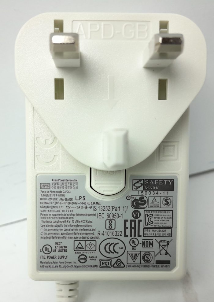 Asian Power Devices APD 12v Power Adapter WA-36A12R - Job Lot x4 - Image 3