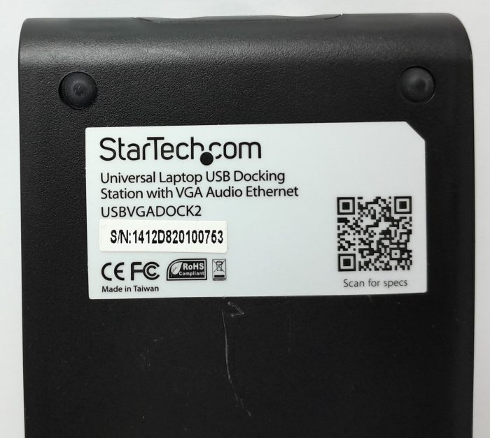Startech .com Universal Laptop USB Docking Station With Audio Ethernet USBVGADOCK2 - Image 3
