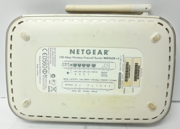Netgear Wireless Firewall Router 108Mbps WGT624 v3 - Image 3