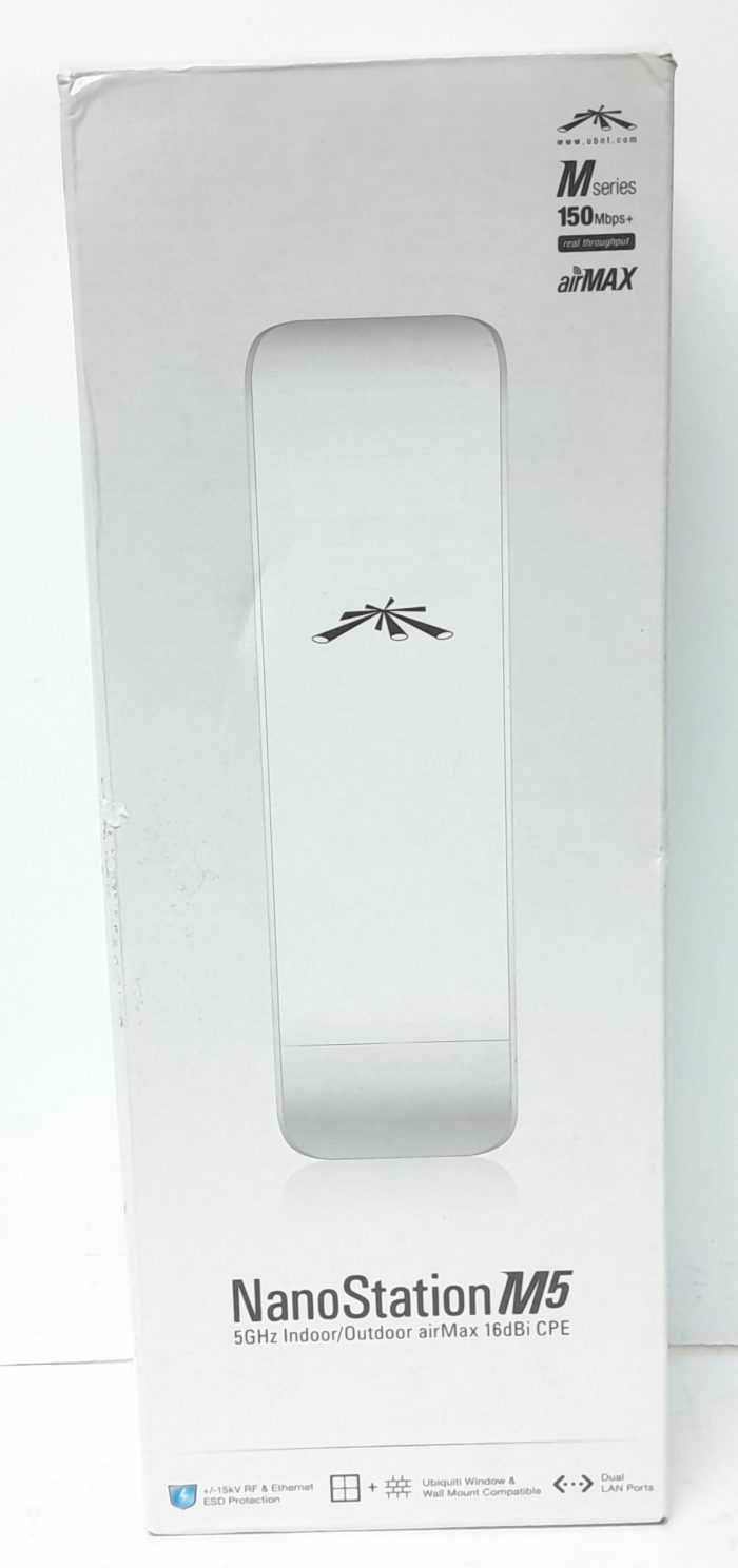 Ubiquiti Access Point 5GHz Indoor/Outdoor airMax 16dBi CPE NanoStationM5 - Image 2
