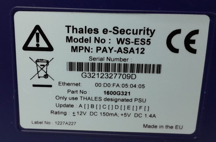 Thales e-Security WS-ES5 - Image 3