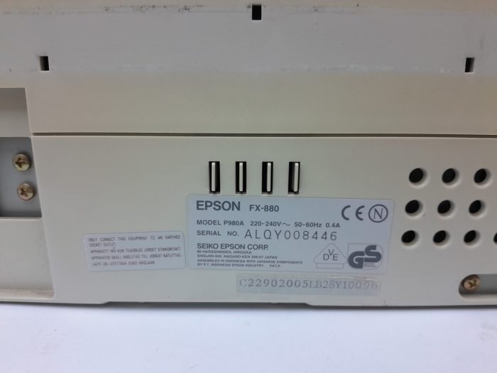 Epson FX-880 Parallel Dot Matrix Printer - Image 8