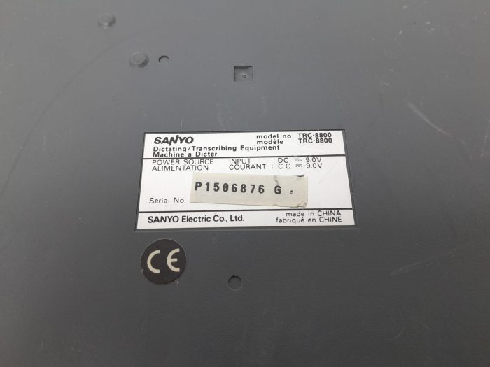 Sanyo TRC-8800 Dictating Machine - Image 4