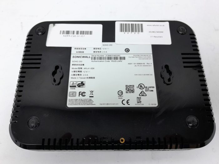 SonicWall Soho 250 Security Firewall - Image 3