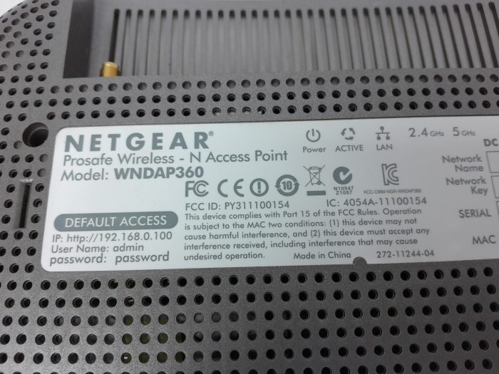 Netgear WNDAP360 ProSafe Wireless-N Access Point NO MOUNTING BRACKET - Image 5