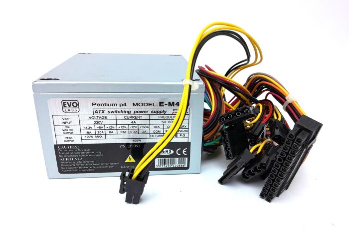 Evo Labs E-M400 Micro ATX PSU Power Supply - Image 4