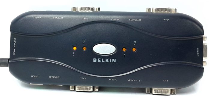 Belkin 4 Ports KVM Switch F1DJ104P-B - Image 2