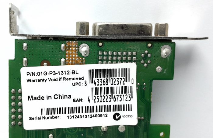 Nvidia Graphics Card 01G-P3-1312-BL - Image 3
