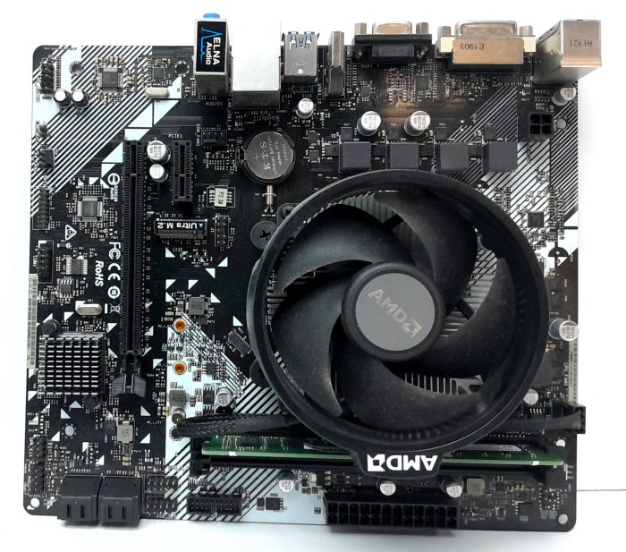 Asrock Motherboard AMD Ryzen 3 3200G With I/O Shield B450M-HDV AM4 DDR4 MICRO ATX - Image 2