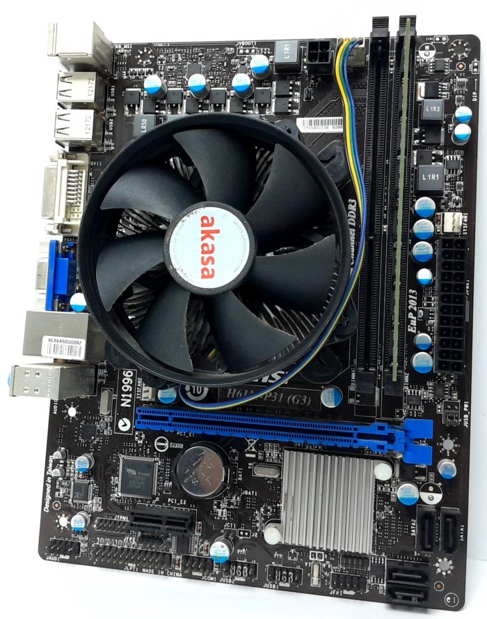 MSI Motherboard Intel Pentium G680 With I/O Shield H61M-P31 (G3) LGA1155 DDR3 MICRO ATX - Image 2