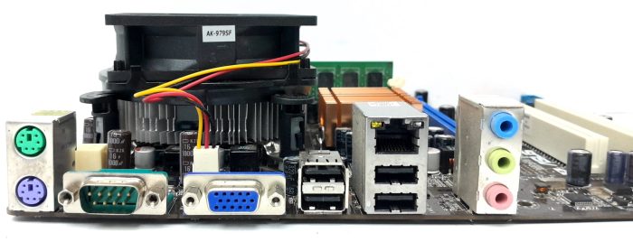 Asus Motherboard Intel Pentium E6500 With I/O Shield P5KPL-AM IN/GB/SI LGA775 DDR2 MICRO ATX - Image 5